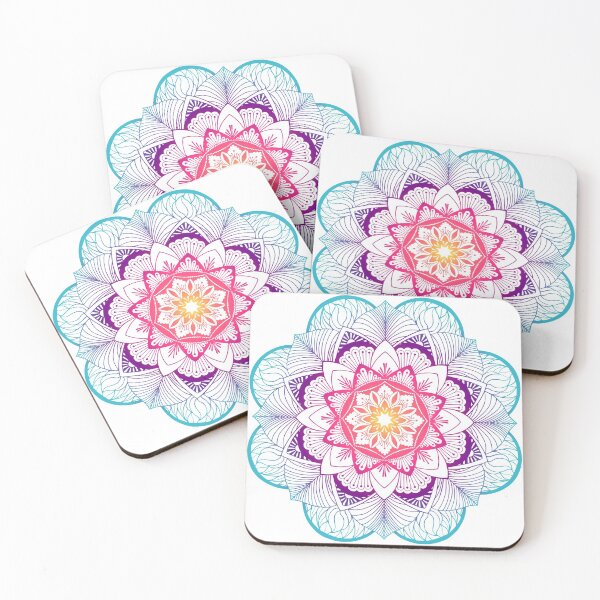 Aperçu de l'œuvre Conception de mandala coloré créée et vendue par urbanstore69.