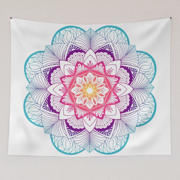Aperçu de l'œuvre Conception de mandala coloré créée et vendue par urbanstore69.