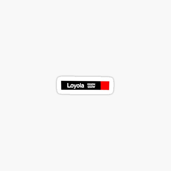 Item preview, Loyola CTA designed and sold by Sticker Check.