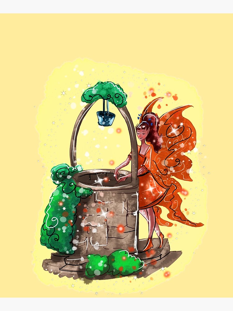 Thumbnail 6 of 6, Apron, Wishitora The Wishing Well Fairy™ designed and sold by TeelieTurner.