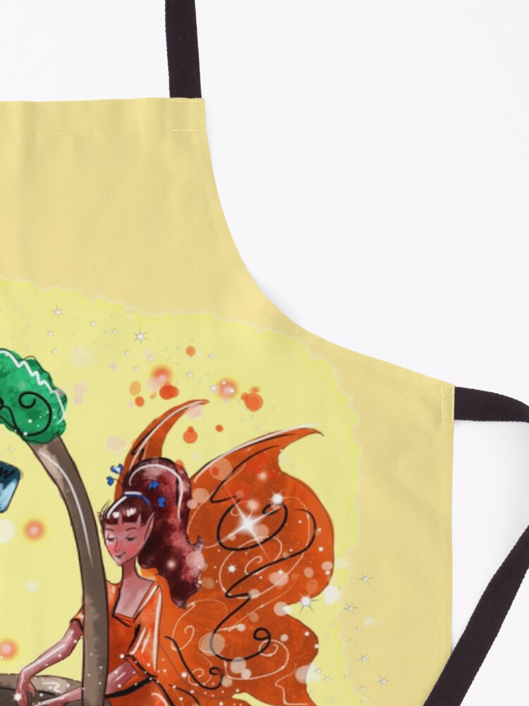 Thumbnail 3 of 6, Apron, Wishitora The Wishing Well Fairy™ designed and sold by TeelieTurner.