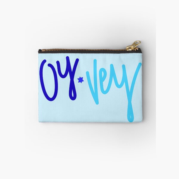 Item preview, Blue Oy Vey Lettering designed and sold by Danimw.