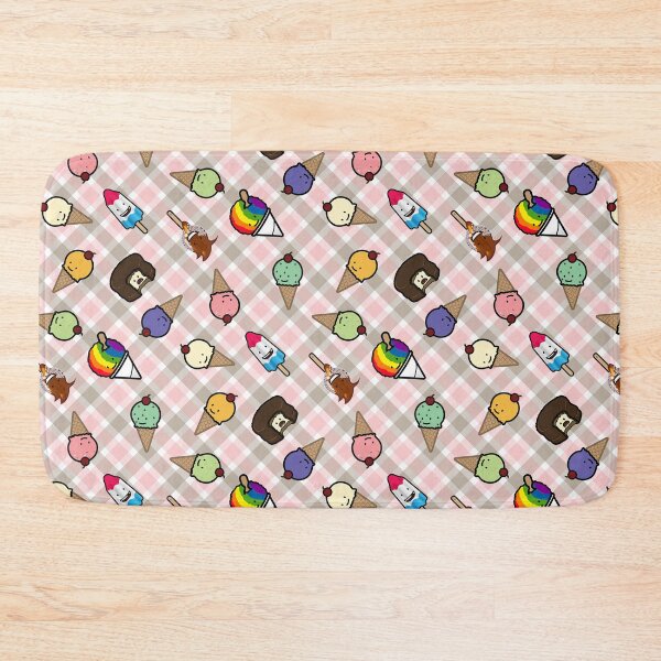 Item preview, Neapolitan Gingham Frosty Treats designed and sold by happynerdcore.