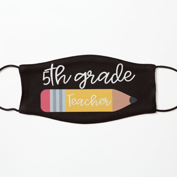 5th Grade Teacher Arrow Face Mask Kids Mask