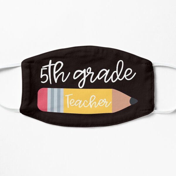 5th Grade Teacher Arrow Face Mask Mask