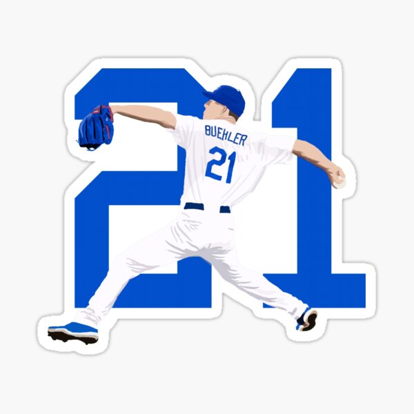 Nike Youth Los Angeles Dodgers Walker Buehler #21 Blue T-Shirt