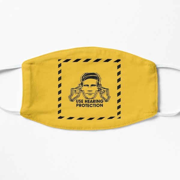 Use Hearing Protection Flat Mask