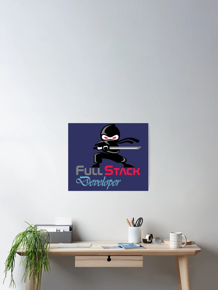 Thumbnail 2 of 3, Poster, Full Stack developer designed and sold by digijob.