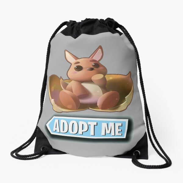 Dog Adopt Me Roblox Roblox Game Adopt Me Characters Drawstring Bag By Affwebmm Redbubble - update roblox aussie egg adopt me
