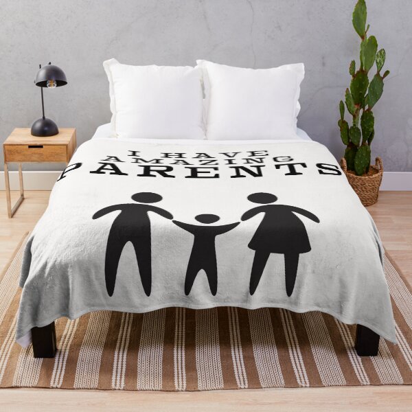 Item preview, National Parents Day I have amazing parents saying designed and sold by OneTimeEngineer.