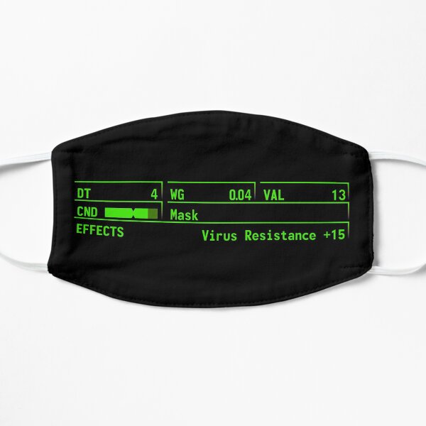Green Fallout Mask Mask