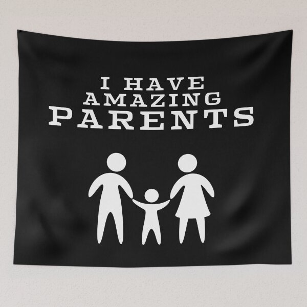 Item preview, National Parents Day I have amazing parents saying designed and sold by OneTimeEngineer.
