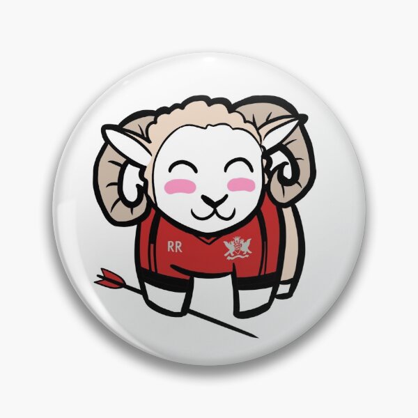 Item preview, Rufus the Ram kawaii designed and sold by LazyBlackCatArt.