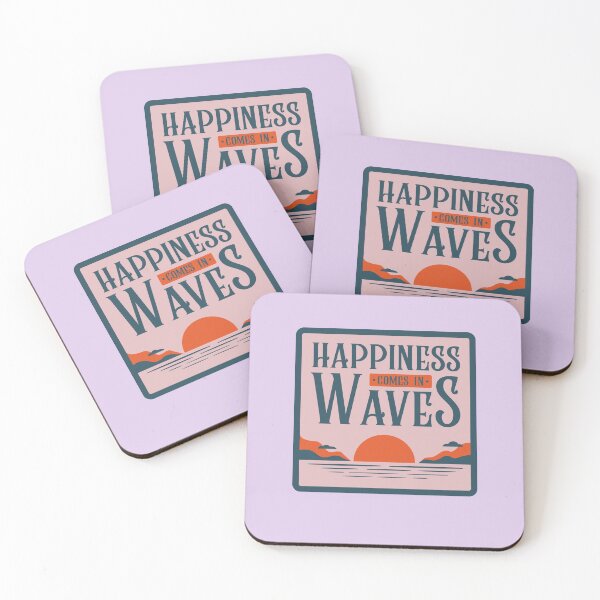 Item preview, Happiness Comes in Waves designed and sold by rcarr1980.