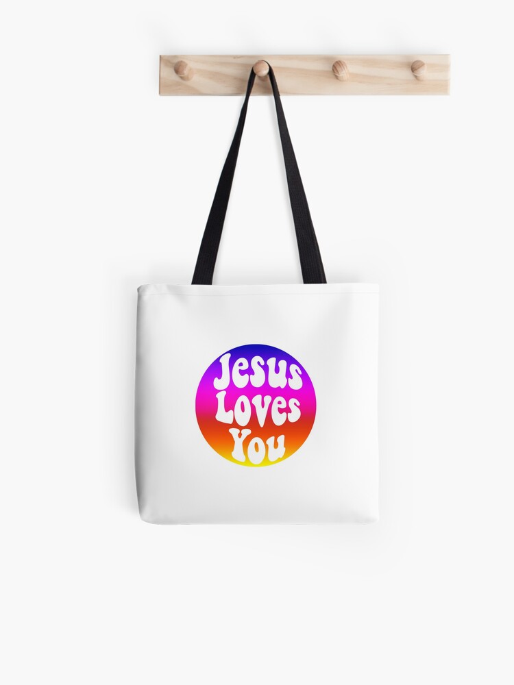 Jesus Loves You Sturdy Plastic Gift Bag – Heavenly Fabric Shop