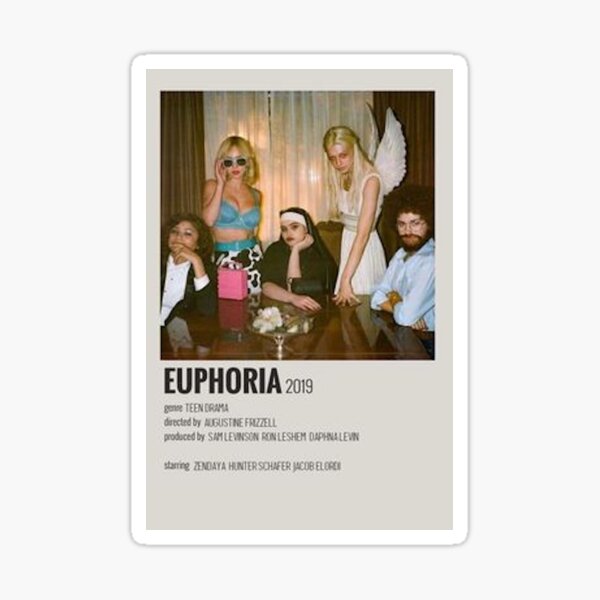 euphoria show poster Sticker