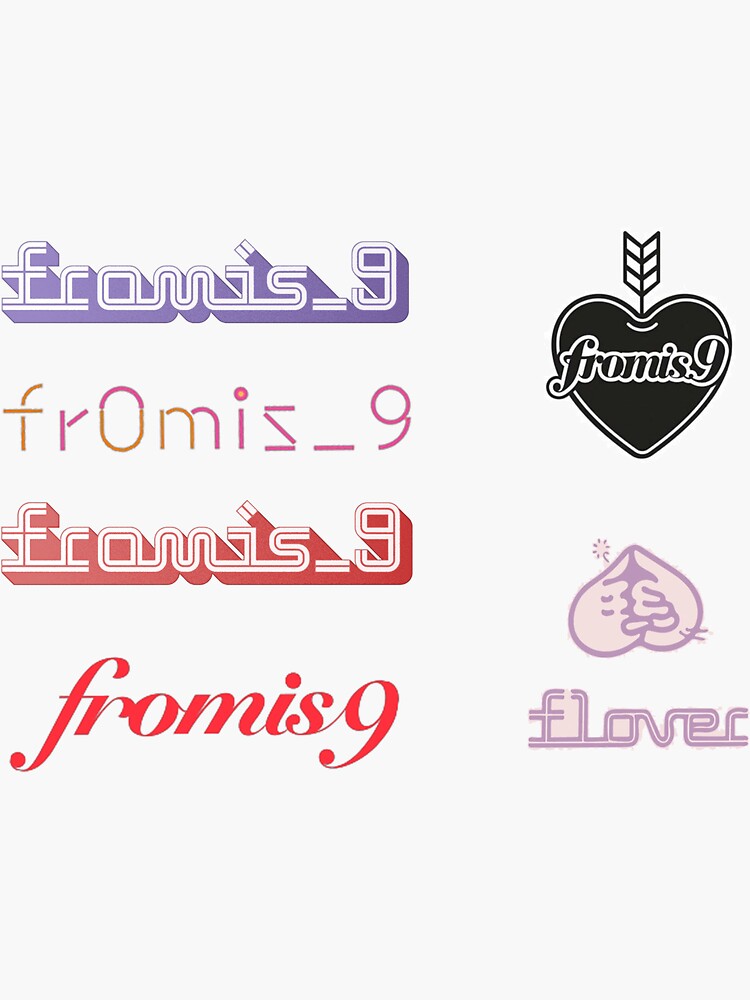 fromis_9 logo sticker pack