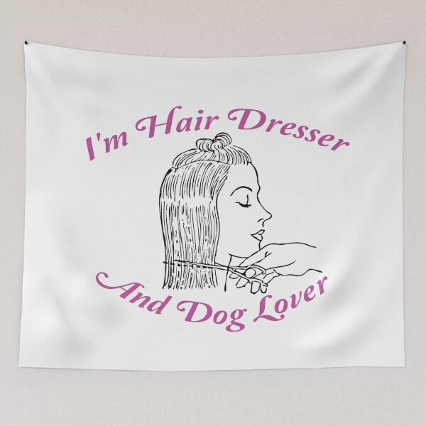 Item preview, Cute Hairdresser Shirt , i'm hairdresser and dog lover , gift for hairdressers designed and sold by Soukainadesign.