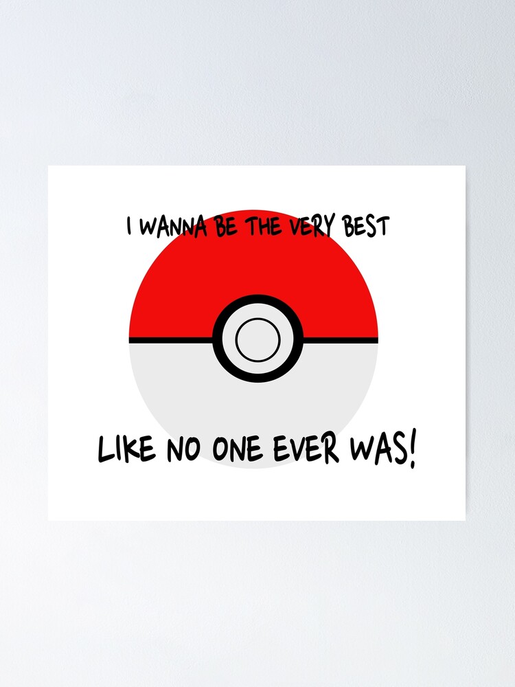 Pokemon Ball Theme Song Poster By Umeimages Redbubble