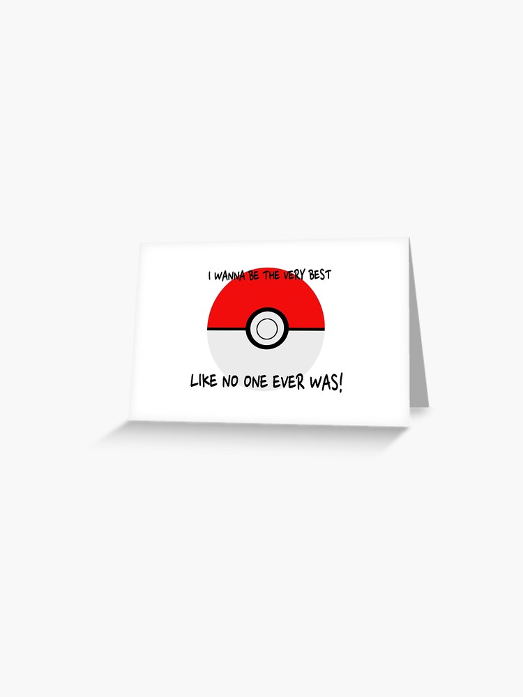 Pokemon Ball Theme Song Greeting Card By Umeimages Redbubble