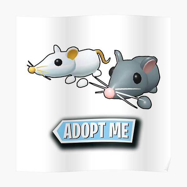 Adopt Me Posters Redbubble - rat tail roblox id