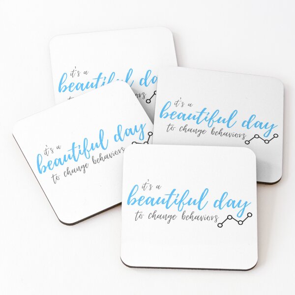 Item preview, Beautiful day to change behaviors blue designed and sold by bcbayay designs.