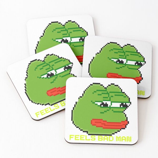 Item preview, Pepe the forg 8bit - Feels Bad Man designed and sold by Giorgi Kakabadze.