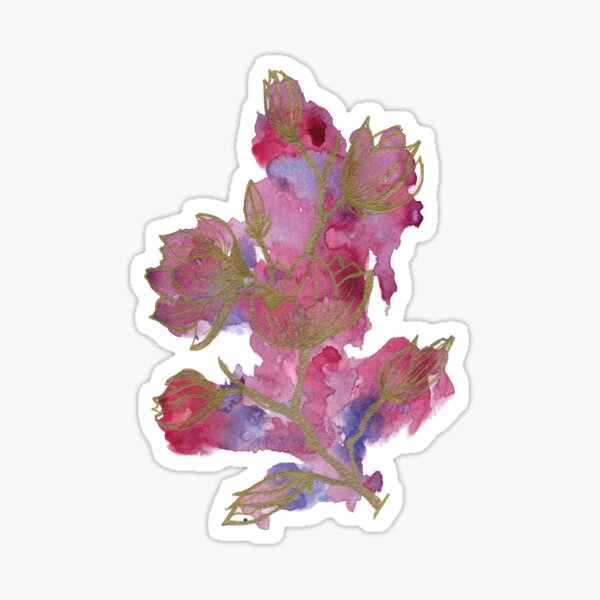 Item preview, Watercolor Magnolia Flowers designed and sold by Flint &   Fern.