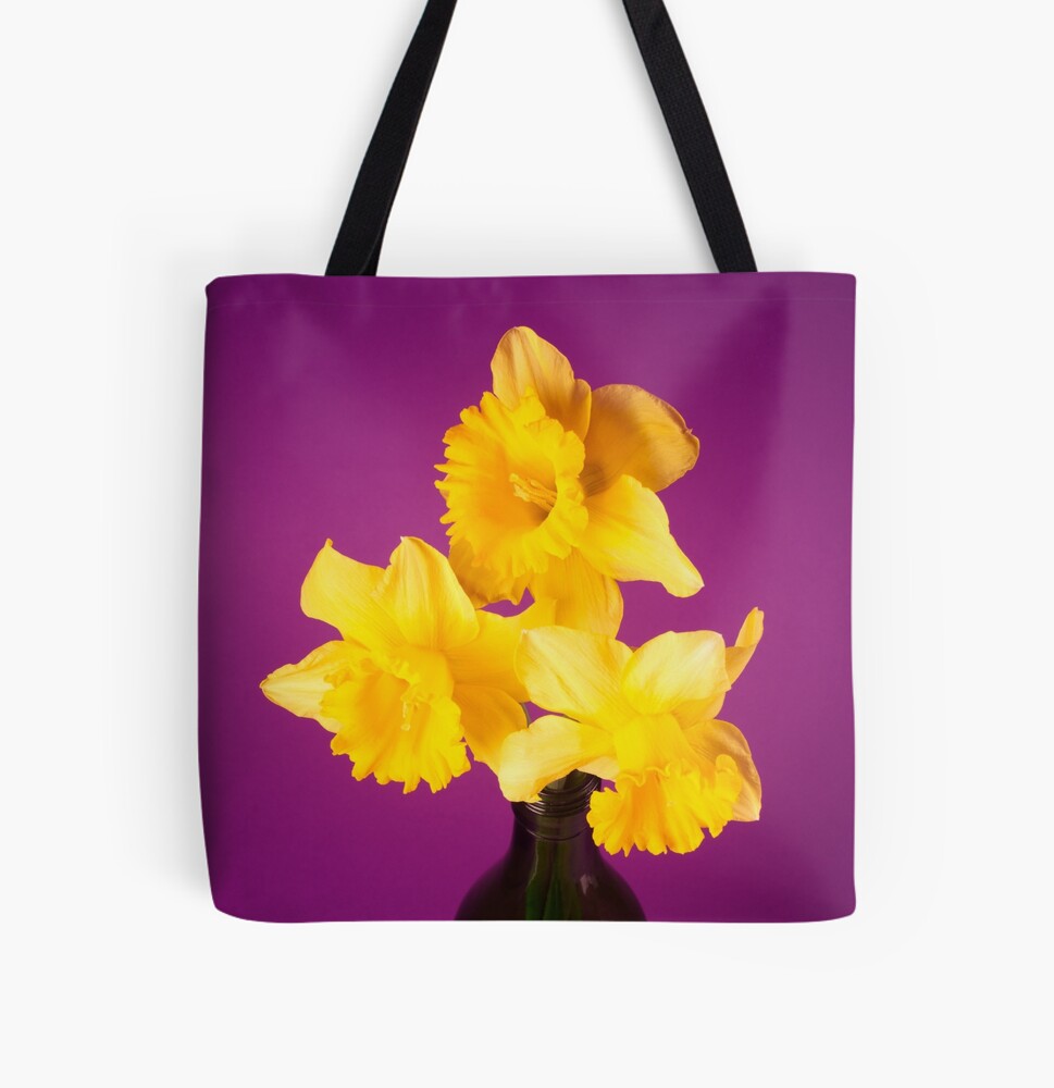 Cheap Tote Purple Daffodils