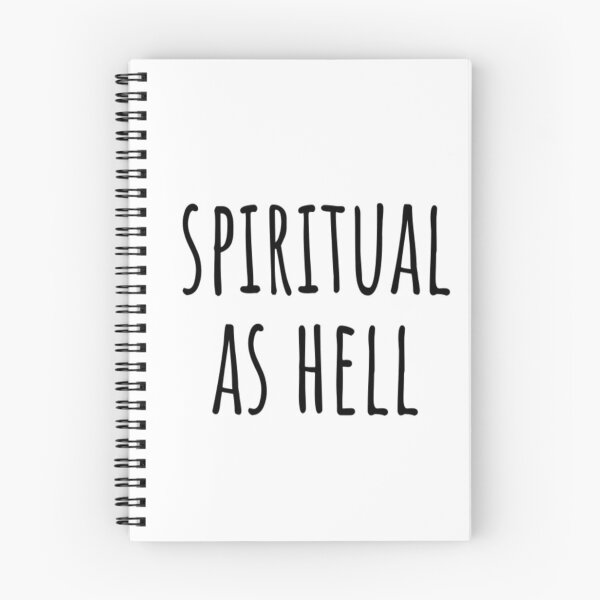 Item preview, Spiritual As Hell designed and sold by CatMonkStudios.