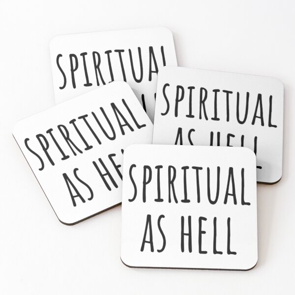 Item preview, Spiritual As Hell designed and sold by CatMonkStudios.