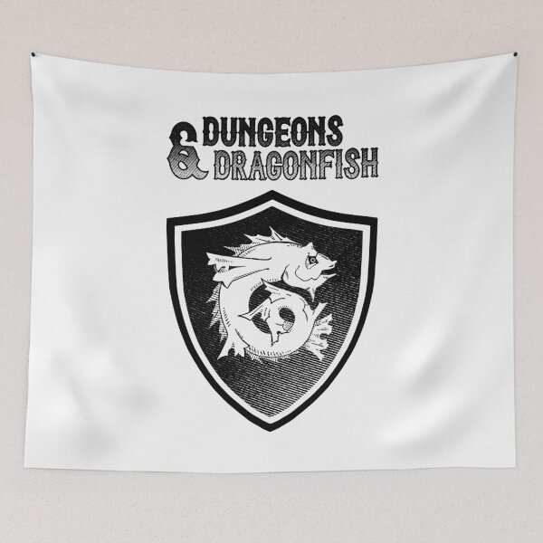Item preview, Dungeons & Dragonfish shaded designed and sold by infleims.