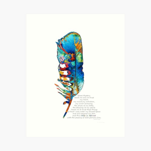 Item preview, Walk In Balance - Lakota Native American Prayer Art - Sharon Cummings designed and sold by Sharon Cummings Art.