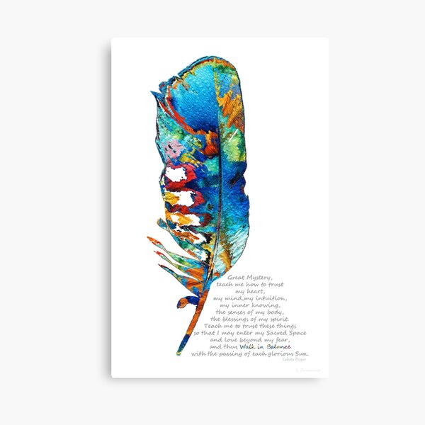 Item preview, Walk In Balance - Lakota Native American Prayer Art - Sharon Cummings designed and sold by Sharon Cummings Art.