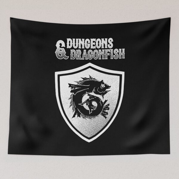 Item preview, Dungeons & Dragonfish shaded designed and sold by infleims.