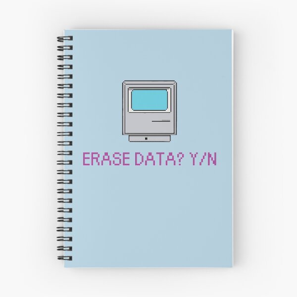 Item preview, Erase data? Y/N computer Retrowave Lo Fi Vaporwave Aesthetic designed and sold by Gifafun.