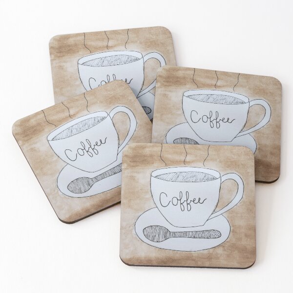 Item preview, Coffee Watercolor and Ink designed and sold by BritW1509.