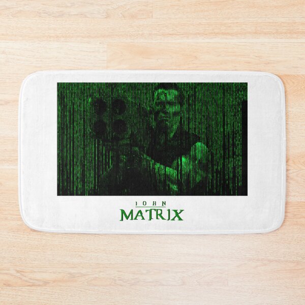 Item preview, John Matrix in the Matrix (Green font) designed and sold by Pendy777.