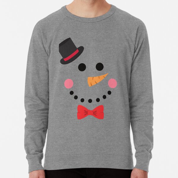Snowman shop face sweater