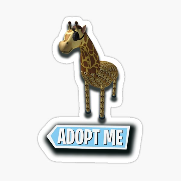 Adopt Me Roblox Roblox Game Adopt Me Characters Sticker By Affwebmm Redbubble - roblox horse decal id