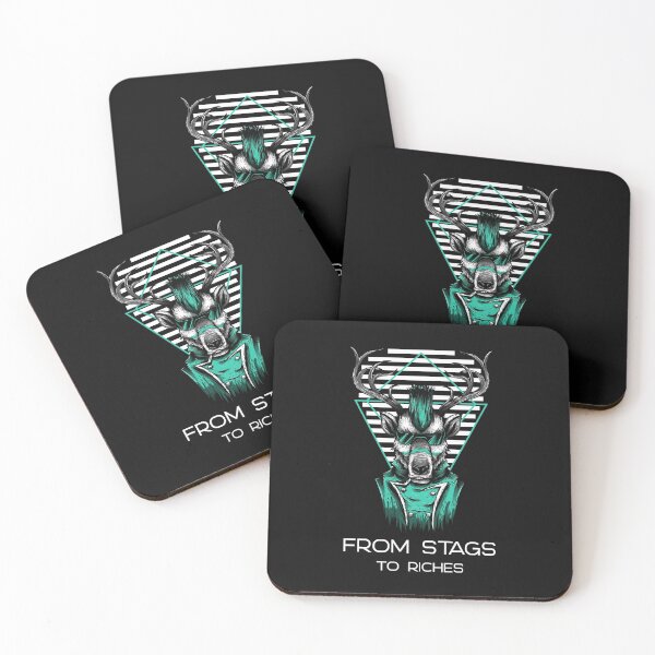 Item preview, From Stags to Riches. Funny Deer Pun. Cool. designed and sold by shirtdan.