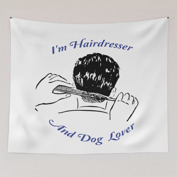 Item preview,    Funny Hairdresser Shirt , I'm Haidresser And Dog Lover , Gift for Hairdressers designed and sold by Soukainadesign.