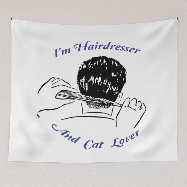 Item preview,  Hairdresser Shirt , I'm   Haidresser And Cat Lover    , Gift For Hairdressers designed and sold by Soukainadesign.