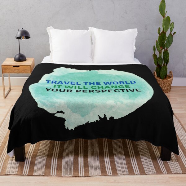 Item preview, Travel The World Quote designed and sold by Susan Pfrender.