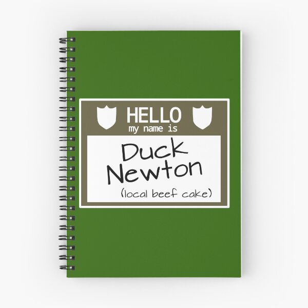Item preview, Duck Newton Nametag designed and sold by Glitch4Nov.