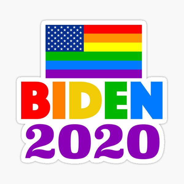 Rainbow Biden 2020 Gay Pride Sticker For Sale By Elishamarie28