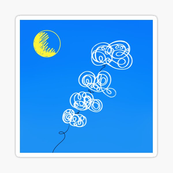 Up in the Air Sticker