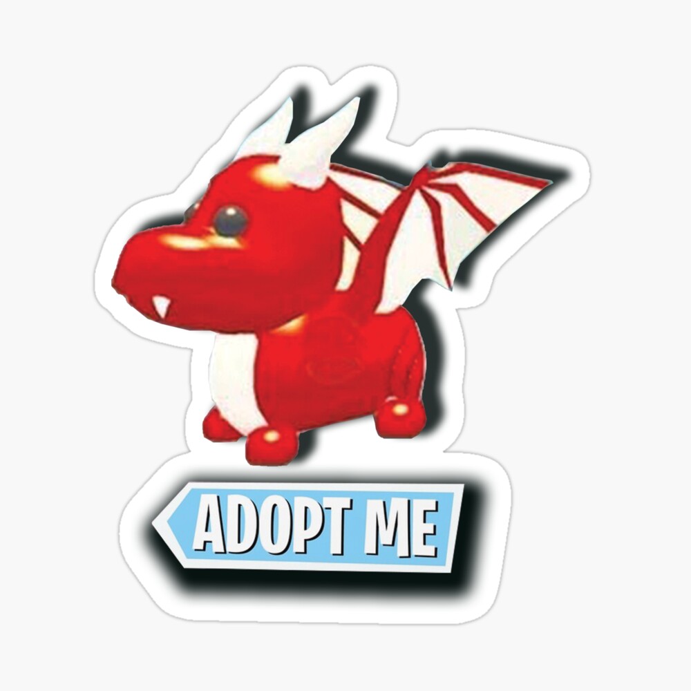 Red Dragon Adopt Me Roblox Roblox Game Adopt Me Characters Zipper Pouch By Affwebmm Redbubble - adopt me roblox dragon