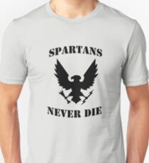 Halo Spartans Never Die Unisex T-Shirt