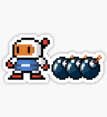 Bomberman pixel Sticker